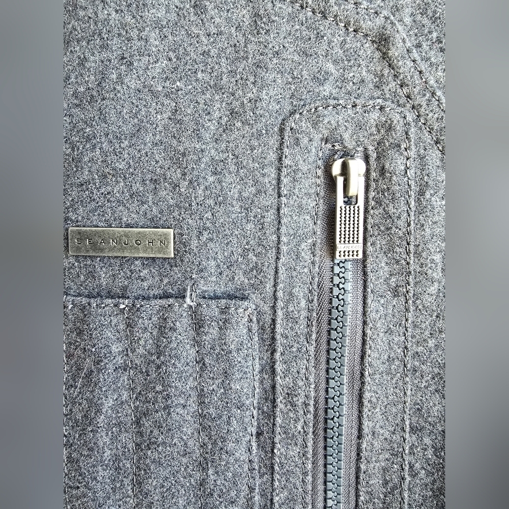 Sean John Charcoal Bomber Jacket - Picture 7 of 16
